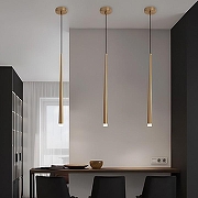 Подвесной светильник O-LUCE Slim 18108021/620GL цвет плафона/подвески Золото, цвет арматуры Золото-6