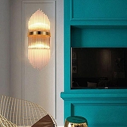 Накладной светильник O-LUCE Bacchetta Di Vetro 18132061 цвет плафона/подвески Прозрачный, цвет арматуры Золото-6