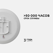 Накладной светильник Apeyron Electrics 18-142 цвет плафона/подвески Белый, цвет арматуры Белый-6