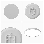 Накладной светильник Apeyron Electrics 18-142 цвет плафона/подвески Белый, цвет арматуры Белый-7