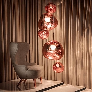 Подвесной светильник O-LUCE Melt 18222031 цвет плафона/подвески Медь, цвет арматуры Медь-3