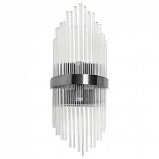 Накладной светильник O-LUCE Bacchetta Di Vetro 18332161 цвет плафона/подвески Прозрачный, цвет арматуры Хром