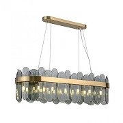 Подвесной светильник O-LUCE Bella Luce 18337061 цвет плафона/подвески Дымчатый, цвет арматуры Золото-2