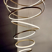 Подвесной светильник O-LUCE Lohja 18355251 цвет плафона/подвески Золото, цвет арматуры Золото-2