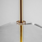 Подвесной светильник O-LUCE Bolle 18423031 цвет плафона/подвески Прозрачный, цвет арматуры Золото-5