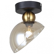 Накладной светильник Escada L1berty 2109/1P цвет плафона/подвески Серый, цвет арматуры Бронза, Черный