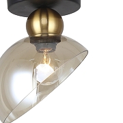 Накладной светильник Escada L1berty 2109/1P цвет плафона/подвески Серый, цвет арматуры Бронза, Черный-1