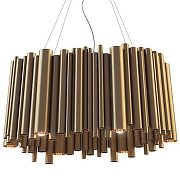 Подвесной светильник O-LUCE Brubeck 18866071 цвет плафона/подвески Латунь, цвет арматуры Латунь