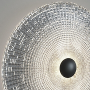 Накладной светильник Eurosvet T1tan1a 40033/1 LED черный цвет плафона/подвески Прозрачный, цвет арматуры Черный-1