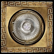 Встраиваемый светильник Sneha 04015 4015/E1 MR16 SG цвет Золото