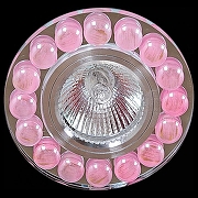 Встраиваемый светильник Sneha 4050/D 4050/D MR16 A05 цвет Розовый, Хром