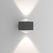 Накладной светильник Elektrostandard Lenses 35191/W серый цвет плафона/подвески Прозрачный, цвет арматуры Серый-1