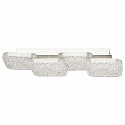 Накладной светильник De City Мадлен 424019404 цвет плафона/подвески неокрашенный, цвет арматуры белый