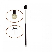 Подвесной светильник Odeon Light F1ANO 4373/3LA цвет плафона/подвески Прозрачный, Хром, цвет арматуры Черный-1