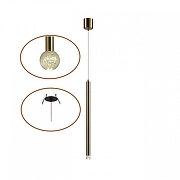 Подвесной светильник Odeon Light F1ANO 4374/3LA цвет плафона/подвески Прозрачный, цвет арматуры Золото-3