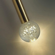 Подвесной светильник Odeon Light F1ANO 4374/3LA цвет плафона/подвески Прозрачный, цвет арматуры Золото-4