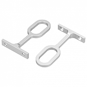 Выключатель двухклавишный без рамки Stekker Эмили 50167 цвет Черный