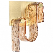 Накладной светильник Odeon Light Flow 5105/11WL цвет плафона/подвески Оранжевый, цвет арматуры Золото