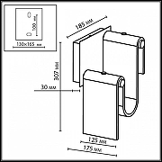 Накладной светильник Odeon Light Flow 5105/11WL цвет плафона/подвески Оранжевый, цвет арматуры Золото-4