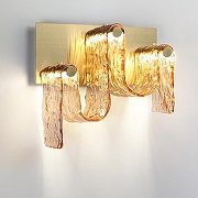 Накладной светильник Odeon Light Flow 5105/16WL цвет плафона/подвески Оранжевый, цвет арматуры Золото-1