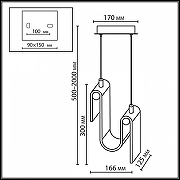 Подвесной светильник Odeon Light Flow 5106/11L цвет плафона/подвески Светло-серый, цвет арматуры Золото-4