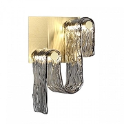 Накладной светильник Odeon Light Flow 5106/11WL цвет плафона/подвески Светло-серый, цвет арматуры Золото-1