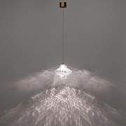 Подвесной светильник Odeon Light Ord1 5107/3L цвет плафона/подвески Прозрачный, цвет арматуры Бронза-2