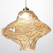 Подвесной светильник Odeon Light Ord1 5108/3L цвет плафона/подвески Оранжевый, цвет арматуры Бронза