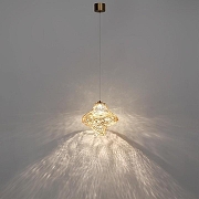 Подвесной светильник Odeon Light Ord1 5108/3LA цвет плафона/подвески Оранжевый, цвет арматуры Бронза-2