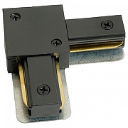 Соединитель угловой L-образный для треков встраиваемых Feron 51900 цвет арматуры Черный