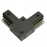 Соединитель угловой L-образный для треков встраиваемых Feron 51900 цвет арматуры Черный-2