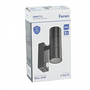 Накладной светильник Feron Бостон 51964 цвет плафона/подвески Черный, цвет арматуры Черный-7