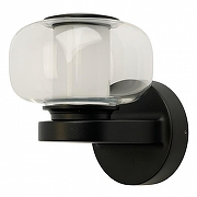 Накладной светильник Feron Париж 51988 цвет плафона/подвески Прозрачный, цвет арматуры Черный-3