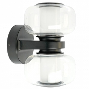 Накладной светильник Feron Париж 51989 цвет плафона/подвески Прозрачный, цвет арматуры Черный-4