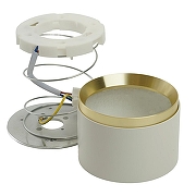 Накладной светильник Feron 52022 цвет плафона/подвески Белый, Золото, цвет арматуры Белый, Золото-9