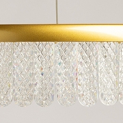 Подвесной светильник De City Орион 4 546011801 цвет плафона/подвески неокрашенный, цвет арматуры золото-7