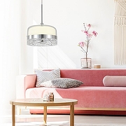 Подвесной светильник Escada 611 611/S LED цвет плафона/подвески Белый, Прозрачный, цвет арматуры Хром-4