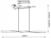 Подвесной светильник Lightstar Tor1no 615099 цвет плафона/подвески Прозрачный, Сталь, цвет арматуры Сталь-2