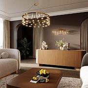 Накладной светильник Odeon Light ZAHA 7060/12WL цвет Золото-4