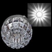 Встраиваемый светильник Sneha 7061/H-B 7061/H-B G9 CR with base цвет плафона/подвески Прозрачный, цвет арматуры Хром