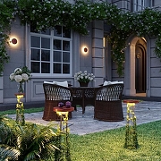 Накладной светильник Odeon Light L1ANA 7108/15WL цвет плафона/подвески Коричневый, цвет арматуры Черный-5