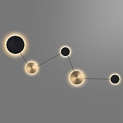 Накладной светильник Odeon Light GALAXY 7115/30WL цвет плафона/подвески Бронза, Черный, цвет арматуры Черный-2