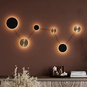 Накладной светильник Odeon Light GALAXY 7115/36WL цвет плафона/подвески Бронза, Черный, цвет арматуры Черный-4