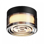 Накладной светильник Odeon Light RONDA 7157/6CL цвет плафона/подвески Светло-серый, цвет арматуры Черный-1