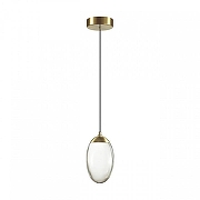 Подвесной светильник Odeon Light LOOP 7159/3L цвет плафона/подвески Прозрачный, цвет арматуры Бронза-3