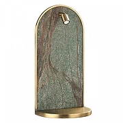 Накладной светильник Odeon Light G1ARD1NO 7175/3WL цвет плафона/подвески Бронза, цвет арматуры Бронза, Зеленый-1