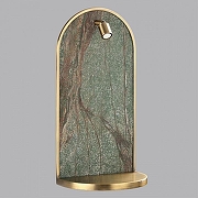 Накладной светильник Odeon Light G1ARD1NO 7175/3WL цвет плафона/подвески Бронза, цвет арматуры Бронза, Зеленый-2