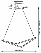 Подвесной светильник Lightstar Palla 739297 цвет плафона/подвески Белый, Черный, цвет арматуры Черный-1