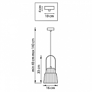 Подвесной светильник Lightstar Ceramo 799013 цвет плафона/подвески Белый, цвет арматуры Латунь-4