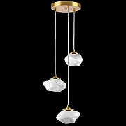 Подвесной светильник Lightstar Mer1nge 799133 цвет плафона/подвески Белый, цвет арматуры Латунь-1